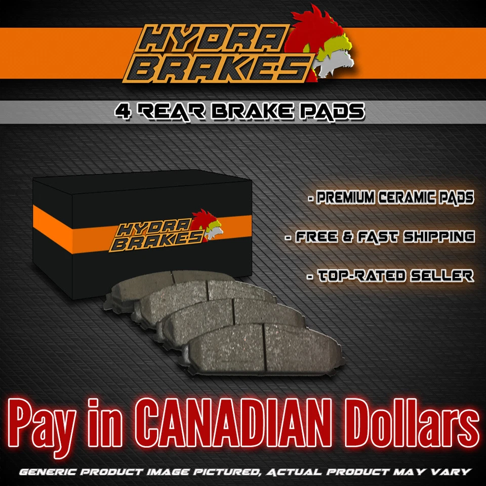 FITS 1997 1998 PLYMOUTH VOYAGER Ceramic Pads REAR Foto 1 de 1