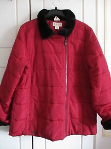 REGATTA RED QUILTED COAT SIZE 20