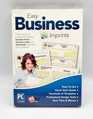 Broderbund Encore Easy Business Imprints NEW, SEALED Retail Box - Image 1 of 4