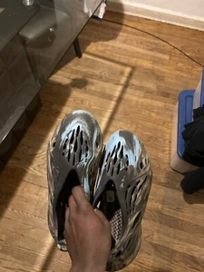 Yeezy Foam Runner Mx Brown Blue - Picture 1 of 7