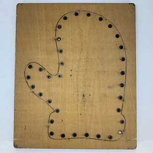 LACING MITTEN - Ellison SureCut Die 10"x12" School Classroom Art Crafts 28411 XL - Picture 1 of 10