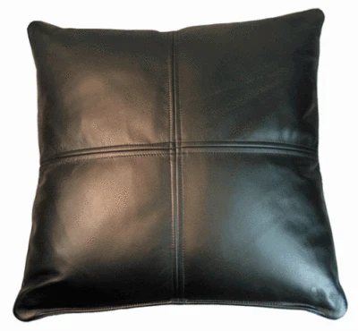 Leather Pillow Cover Cushion Throw Case Real Soft Decorative 20 Decor Genuine 10 - Image 1 of 2