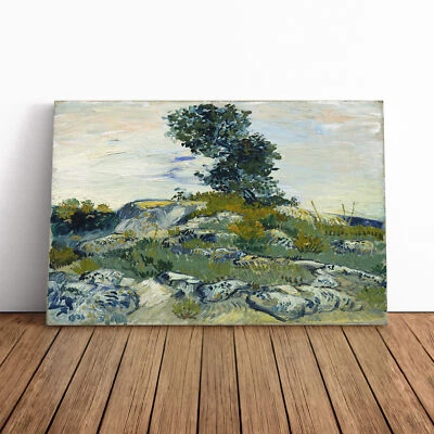 Impresión de arte de pared en lienzo Vincent Van Gogh The Rocks cuadro enmarcado comedor Foto 1 de 4