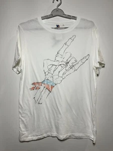 Junk Food Men's Skeleton Rock Graphic T-Shirt - (White L) - Picture 1 of 2