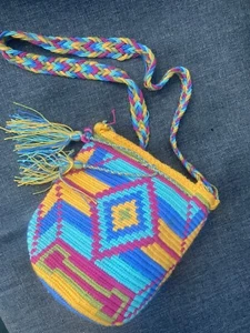 Colombian Wayuu Mochila Bag 100% authentic - Picture 1 of 5