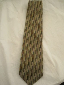 JHANE BARNES Tie MULTI-COLOR Geometric Silk Necktie Men Ties-AUTHENTIC - Picture 1 of 4