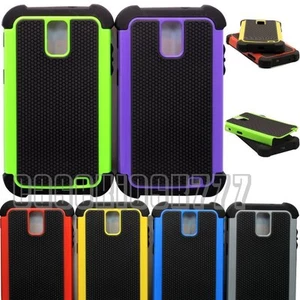 for samsung galaxy s2 duo case cover i929 hybrid rugged 3 layer heavy duty - Picture 1 of 1