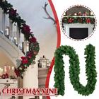 180t Christmas Garland Decorations Fireplace Artificial Wreath Pine Green Xmasau