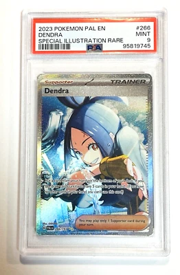 2023 Pokemon Dendra PSA 9 MINT English 099/073 SAR Trainer SV1a Holo Full art - Image 1 of 4