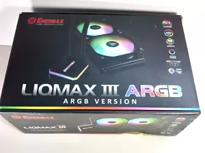 Enermax Liqmax III ARGB CPU Liquid Cooler Open Box Unused in Original Packaging - Picture 1 of 10