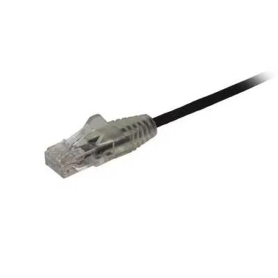 StarTech N6PAT6INBKS 6In CAT6 Gigabit Ethernet Cable Slim Snagless RJ45 Black - Image 1 of 4