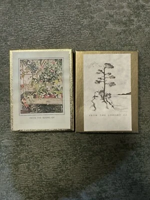 Set Of 2 Antioch Bookplate Company YELLOW SPRINGS, ONIO 45387 (022) Foto 1 de 4