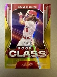 2022 Panini Absolute Brandon Marsh 25/25 RC Spectrum Gold Rookie Class #RC-9 - Picture 1 of 2