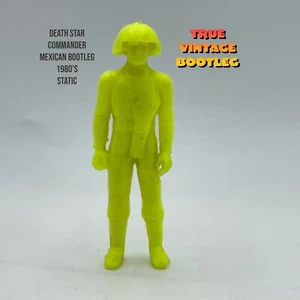 Star Wars Vintage TRUE 1980’s Mexican Bootleg DEATH STAR COMMANDER STATIC MINT! - Bild 1 von 9