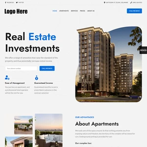 Real Estate Business Website Design with Free VPS Web Hosting and Installation - Picture 1 of 5