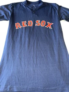Boston Red Sox Majestic Blue Comfort T-Shirt MENS SIZE Small NEW - Bild 1 von 3