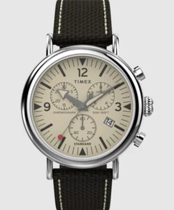 Orologio Timex Standard Cronografo 41mm Cinturino Tessuto, TW2V43800VQ **EUC** - Foto 1 di 10
