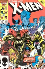 Uncanny X-Men Annual #10 FN 1986 Stock Image