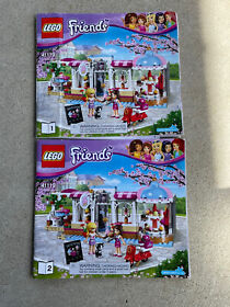 LEGO Friends 41119 Heartland Cupcake Cafe Instruction Manuals Only Book 1 and 2