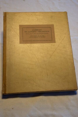 Aldhelm's De Laudibus Virginitatis (manuscript facsimile), Brussels, 1941 - Image 1 of 4