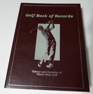 GOLF BOOK OF RECORDS By Douglas Billian 1989 HISTORY & STATISTICS RARE - Picture 1 of 5