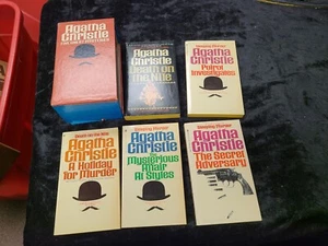 Agatha Christie Five Great Mysteries Book Lot of 5 Set (1978) Bantam Paperback - Imagen 1 de 5