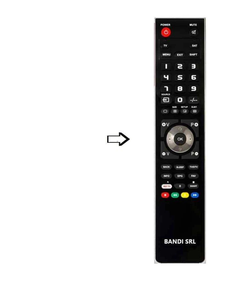 Telecomando compatibile per HKC EH32H4D già programmato - Immagine 1 di 1