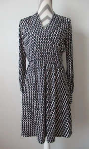 Adrianna Papell 4201 Größe S Wickelkleid Mehrfarbig V-Ausschnitt Langarm Stretch - Bild 1 von 8