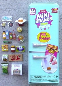 ZURU Mini Marken Fill the Fridge Spielset - KÜHLSCHRANK + 18 Minis BRANDNEU! - Bild 1 von 20