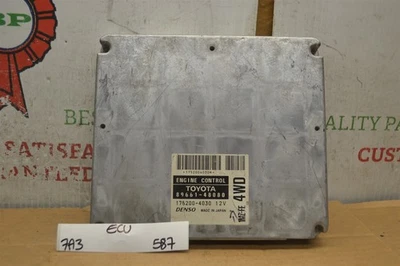 Unidad de control del motor Lexus RX300 2000 ECU 8966148080 módulo 587-7A3 Foto 1 de 4