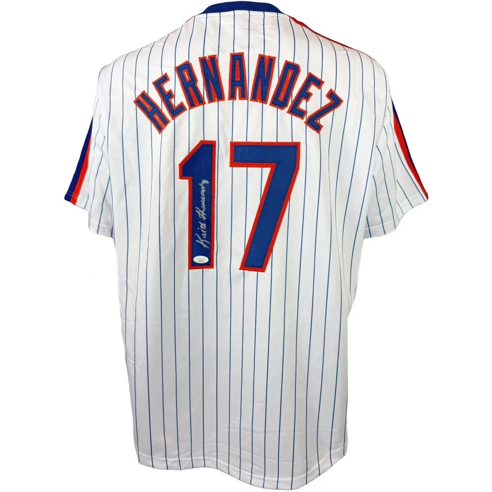 Camiseta firmada autografiada por Keith Hernández MLB New York Mets certificado de autenticidad JSA Foto 1 de 3