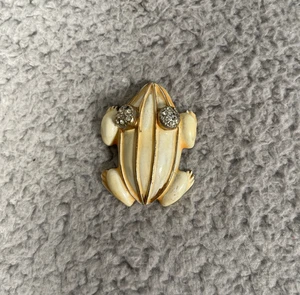 Vintage Capri Frosch Anstecknadel Brosche Modeschmuck - Bild 1 von 6