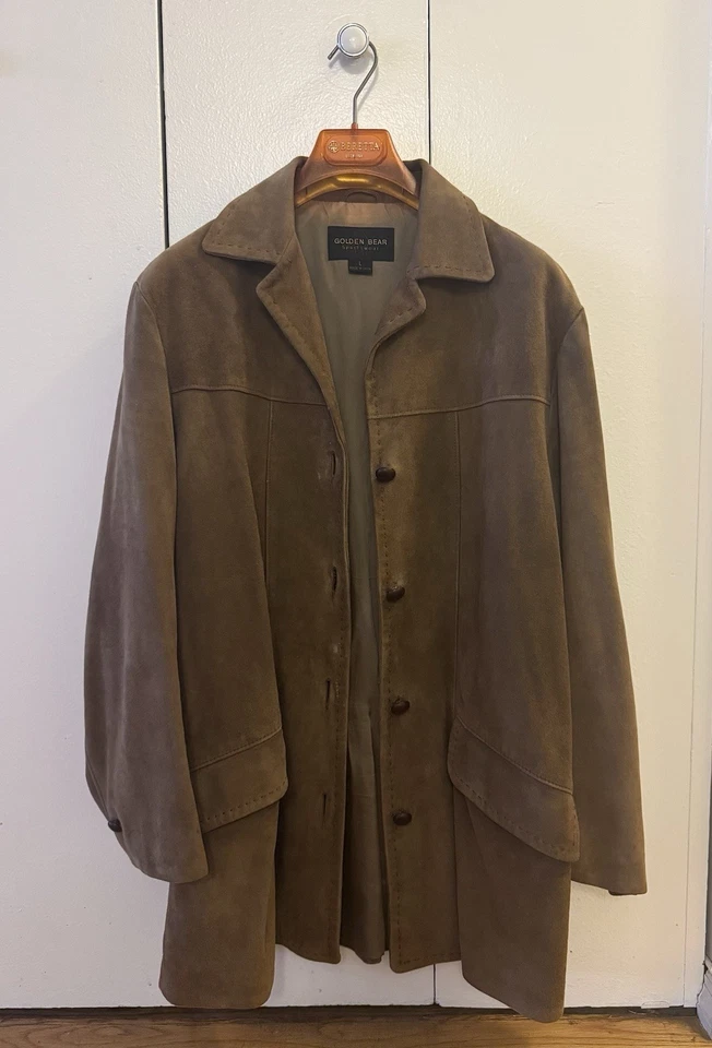 Chaqueta de cuero vintage Golden Bear Foto 1 de 3