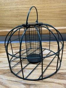 Bird Feeder Outdoors Hanging Metal Wild Bird Seed Feeders Squirrel Proof Cage - Picture 1 of 3