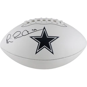 Michael Irvin Autographed Dallas Cowboys Logo Football Beckett Witness 50839 - Picture 1 of 4