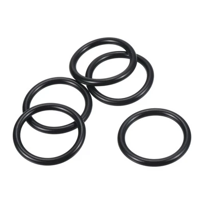 UXCELL 25Stk Nitrilgummi O-Ringe 40mm AD 32mm ID 4mm Breite Metrische Dichtung Schwarz
