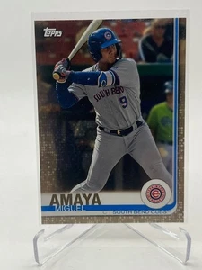 2019 TOPPS PRO DEBUT MIGUEL AMAYA RC GOLD #D 01/50 SP CUBS - Picture 1 of 1