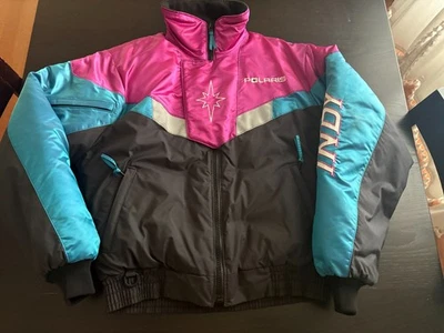 Vintage Mens Polaris Indy Insulated Snowmobile Jacket Size Medium USA Made - Image 1 of 4