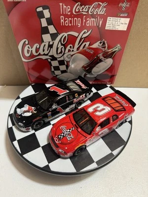 Dale Earnhardt Jr & Sr #3 Coke & #1 Polar Bear 1/32 Nascar Diecast 2 Car Set - Image 1 of 4