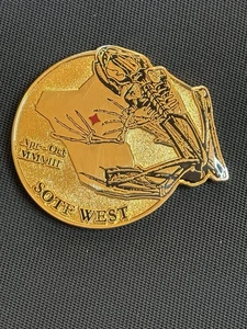 Chris Kyle Sniper Seal Equipo Despliegue SOTF W 2008 Navy Challenge Moneda Serie # - Imagen 1 de 18
