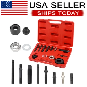 13Pcs Power Steering Pump Pulley Puller Remover & Alternator Installer Tool Kit - Picture 1 of 15