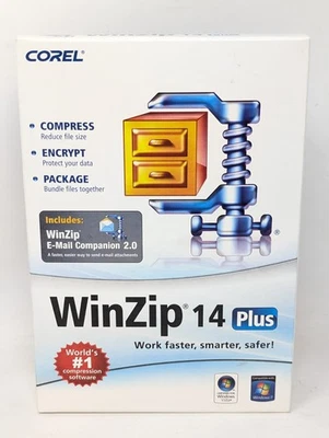 Corel WinZip 14 Plus for Windows - NEW SEALED - Image 1 of 4