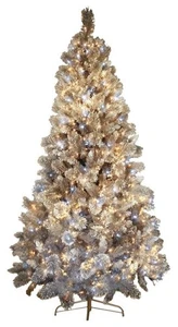 Xmas Tree Lights Clear Cable & Timer 50M 2000 Led Warm White & White Mix - Picture 1 of 5