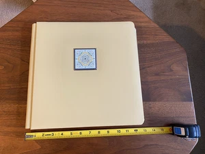 Creative Memories 12x12 Album Yellow Mustard Kaleidoscope Original Style 15 Pgs - Picture 1 of 5