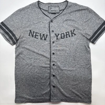 Size LARGE Brooklyn Cloth Men’s New York Yankees Button Up Baseball Jersey Shirt - Image 1 of 4