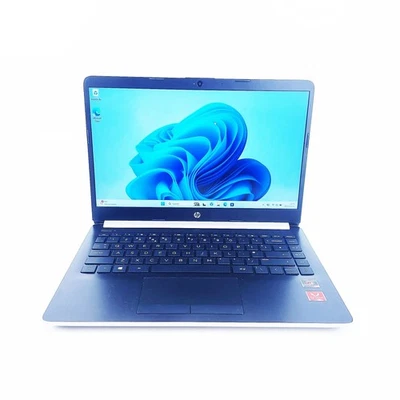 HP 14-dk0011na Laptop FHD 14" AMD Ryzen 5 3500U 8GB RAM 256GB SSD Win11 Pro (VG) - Image 1 of 4