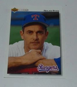 1992 UPPER DECK NOLAN RYAN TEXAS RANGERS BASEBALL CARD #655 - Picture 1 of 2
