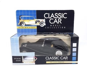Welly Classic Car Model Collection 1937 Classic Roadster Die Cast Black - Picture 1 of 13