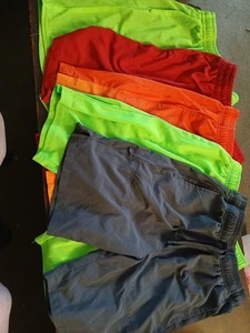 Boys Basketball Shorts Plus One Casual Short Total Lot Of 6. Size 14/16 - Picture 1 of 13