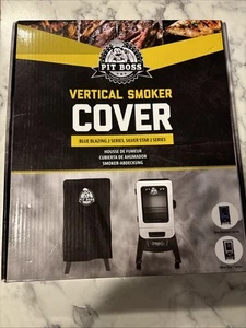 Pit Boss Vertical Smoker Grill Cover Blue Blazing 2 Series Silver Star 2 Series - Bild 1 von 3